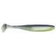 Keitech Easy Shiner, Electric Blue Chartreuse, 4in, Shad Shaped Paddletail Swimbait, 7Pk, Blister Pack, Squid Scent Infused, ES4450