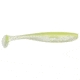 Keitech Easy Shiner, Chartreuse Shad, 3in, Shad Shaped Paddletail Swimbait, 10Pk, Tray &amp; Bag, Squid Scent Infused, ES3484