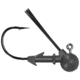 Keitech Tungsten Super Football Jig Head, 1/4oz, Custom #2/0 Hook, Gray, 3 Per Bag, SF2014