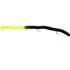 Kellys Fire Tail Pre-Rigged Plastic Worm, 5 1/2in, 3 Number 6 Hooks, Black/Chartreuse Firetail, FT103-B/CT