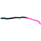 Kellys Fire Tail Pre-Rigged Plastic Worm, 5 1/2in, 3 Number 6 Hooks, Black Firetail, FT103-B/FT