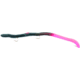 Kellys Fire Tail Pre-Rigged Plastic Worm, 5 1/2in, 3 Number 6 Hooks, Black Firetail, FT103-B/FT