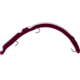 Kellys Striper Pre-Rigged Plastic Worm, 5 1/2in, 3 Sz 6 Hooks Wine/White, ST102-WW