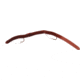 Kellys Two-Hook Weedless Pre-Rigged Plastic Worm, 5 1/2in, Sz 4 Hooks, Neutral Clear Tail, KW104NCT