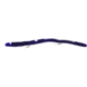 Kellys Weedless Bass Crawler Pre-Rigged Plastic Worm, 6 1/2in, 2 Sz 4 Weedless Hooks, Purple/White, WBC108-PW