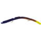 Kellys Weedless Bass Crawler Pre-Rigged Plastic Worm, 6 1/2in, 2 Sz 4 Weedless Hooks, Purple/Yellowtail, WBC108-P/YT