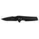 Kershaw Flythrough Folding Knife, Black Blade and Handle, 1988