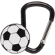 KeyGear Sporty Carabiner, Soccer, 50-KEY0231-01, Black 50-KEY0231-01