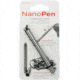 KeySmart Nano Pen, 3.25in Overall, SS Construction, Magnetic Cap, Easy Refilling Includes 2 Refills, KS810-SS