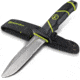 Kilimanjaro Gear Kibo Survival Fixed Blade Knife,4.75in, Black Handle, Black ComboEdge KJ910091