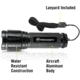 Kilimanjaro Gear LED Flashlight 2pk, Black, 250 Lumens, 3 AAA Included KJ910080, EDEMO1