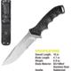 Kilimanjaro Gear Shira Survival Fixed Blade Knife,4.7in, Black Handle, Black ComboEdge Blade KJ910094