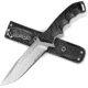 Kilimanjaro Gear Shira Survival Fixed Blade Knife,4.7in, Black Handle, Black ComboEdge Blade KJ910094