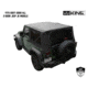 King 4WD Replacement Soft Top, Jeep Wrangler JK 2 Door 2007 - 2009, w/ Tinted Windows, Black Diamond, 14010335