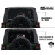 King 4WD Replacement Soft Top, Jeep Wrangler JK 2 Door 2007 - 2009, w/ Tinted Windows, Black Diamond, 14010335