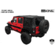 King 4WD Replacement Soft Top, Jeep Wrangler Unlimited JK 4 Door 2007 - 2009, w/ Tinted Windows, Black Diamond, 14010435