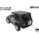 King 4WD Replacement Soft Top With Tinted Upper Doors, TJ, Black Diamond, 14010135T