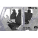 King 4WD Seat Covers, Jeep Wrangler Unlimited JK 4 Door 2007, Neoprene, Black/Black, 11010501