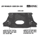 King 4WD TPE Form Fitting Cargo Liners, Jeep Wrangler Unlimited JK 4 Door 2015 - 2018, 1-Piece, Sub Woofer Cut, Black, 28020301
