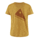 Klattermusen Eir Rain Short Sleeve Tee, Womens, Dark Honey, Small, 20623W82-400-S