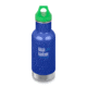 Klean Kanteen Insulated Kid Classic W/ Loop Cap, 12oz, Cstl, Coastal Waters, 18/8 Stainless Steel, Polyprop, KK-44110