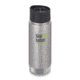 Klean Kanteen Insulated Wide W/ Caf Cap 2, 16oz, Stainless, Silver, 18/8 Stainless Steel, Polyprop, KK-43755