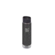 Klean Kanteen Insulated Wide W/ Caf Cap 2, 20oz, Shle Blk, Shale Black, 18/8 Stainless Steel, Polyprop, KK-43878