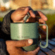 Klean Kanteen Rise Mug w/ Flip Lid, 14oz, Sea Spray, 1010194