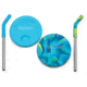 Klean Kanteen Straw Lid For Kid Cup - 2 Pack, Blue Tie Dye, 1010252