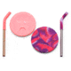Klean Kanteen Straw Lid For Kid Cup - 2 Pack, Pink Tie Dye, 1010253