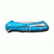 Klecker Knives Slice Folding Knife w/ 3.4in Recurve Blade, Blue, TG-14