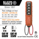 Klein Tools AC/DC Voltage Tester, Orange/Black, ET45