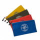 Klein Tools Canvas Tool Pouches Zipper Bags, 4-Pack, Olive, Orange, Blue, Yellow, 5140