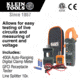 Klein Tools Clamp Meter Electrical Test Kit, Orange/Black, CL120KIT