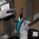 Klein Tools Klein-Kurve Wire Stripper/Cutter, 8-20 AWG, Blue/White, K11095