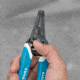 Klein Tools Klein-Kurve Wire Stripper/Cutter, 8-20 AWG, Blue/White, K11095