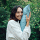 Klymit Coast Travel Pillow, Blue, Regular, 12CTBL01C