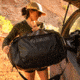 Klymit Gear Duffel 65L Bag, Black, Regular, 12GDBK65D