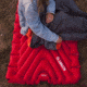 Klymit Insulated Static V Luxe Sleeping Pad, Red, Extra Large, 06LIRD02D