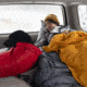 Klymit Nest Cold Weather Sleeping Bag Liner, Orange, Large, 13NCOR01C
