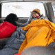 Klymit Nest Cold Weather Sleeping Bag Liner, Orange, Large, 13NCOR01C