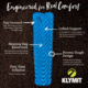 Klymit V Ultralite SL Sleeping Pad, Blue, Regular, 06SUBL02C