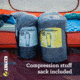 Klymit Wild Aspen Sleeping Bag, 0 Degrees, Yellow, Large, 13WAYL00D