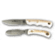 Knives of Alaska Alpha Wolf D2, Muskrat Combo Stag Handle Knives, Natural 00363FG