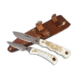 Knives of Alaska Alpha Wolf S30V Cub Combo Stag Handle Knives, Natural 00367FG