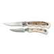 Knives of Alaska Jeager D2 Cub Combo Knives, Stag Handle, Natural, 00255FG