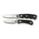 Knives of Alaska Jeager D2 Cub Combo Knives, Suregrip Handle, Black 00256FG