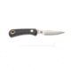 Knives of Alaska Muskrat / Cub Bear Combo Fixed Blade Knives, 2.25in / 2.75in, CPM-S30V Stainless Steel, Round Point/Caping Blade, Santoprene, Black Handle, 00102FG