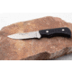Knives of Alaska The Classic Hunter Fixed Blade Knife, 3.75in, CPM MagnaCut Stainless Steel, Drop Point Blade, Santoprene, Black Handle, 00050FG