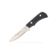 Knives of Alaska The Classic Hunter Fixed Blade Knife, 3.75in, CPM MagnaCut Stainless Steel, Drop Point Blade, Santoprene, Black Handle, 00050FG